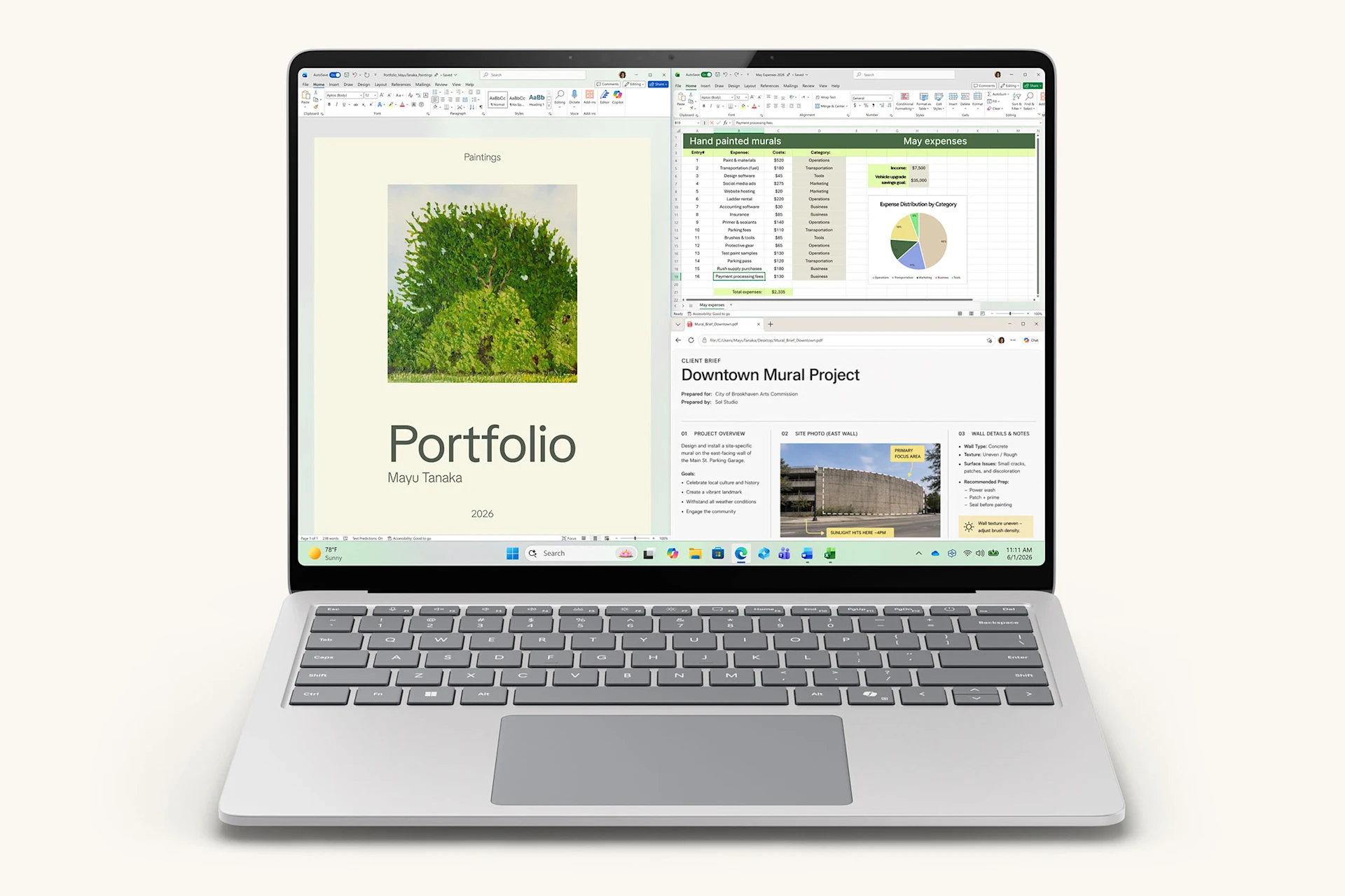 Surface Laptop 8, 13,8 cala, w kolorze platynowym