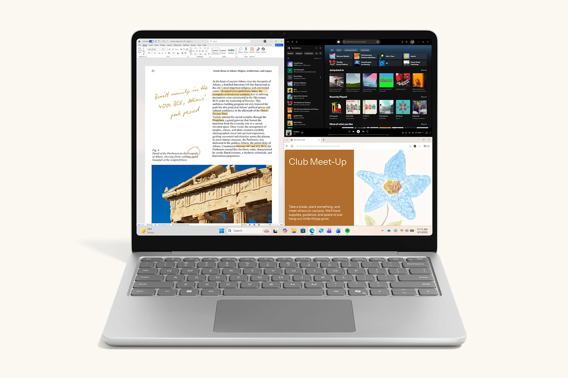 Surface Laptop 8, 13 cali, w kolorze platynowym