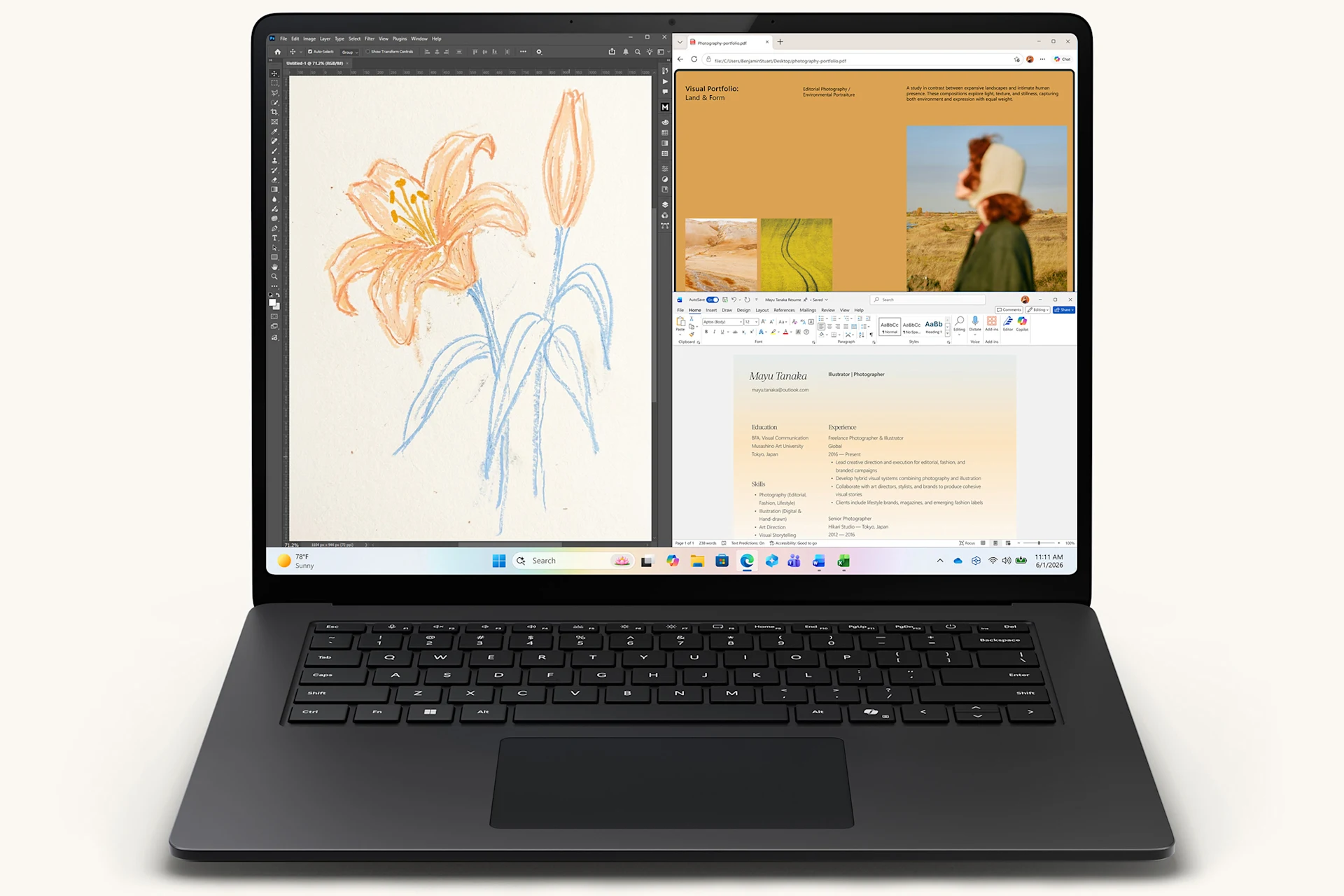 Surface Laptop 8, 15 cali, w kolorze czarnym